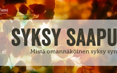 Syksy saapuu!