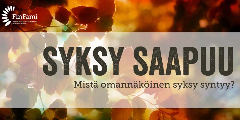 Syksy saapuu!
