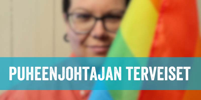 Pride 2023: Puheenjohtajan kannanotto