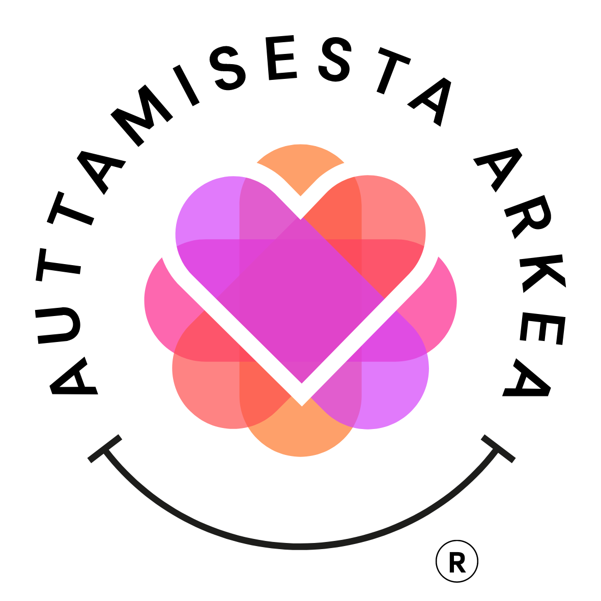 Auttamisesta arkea logo