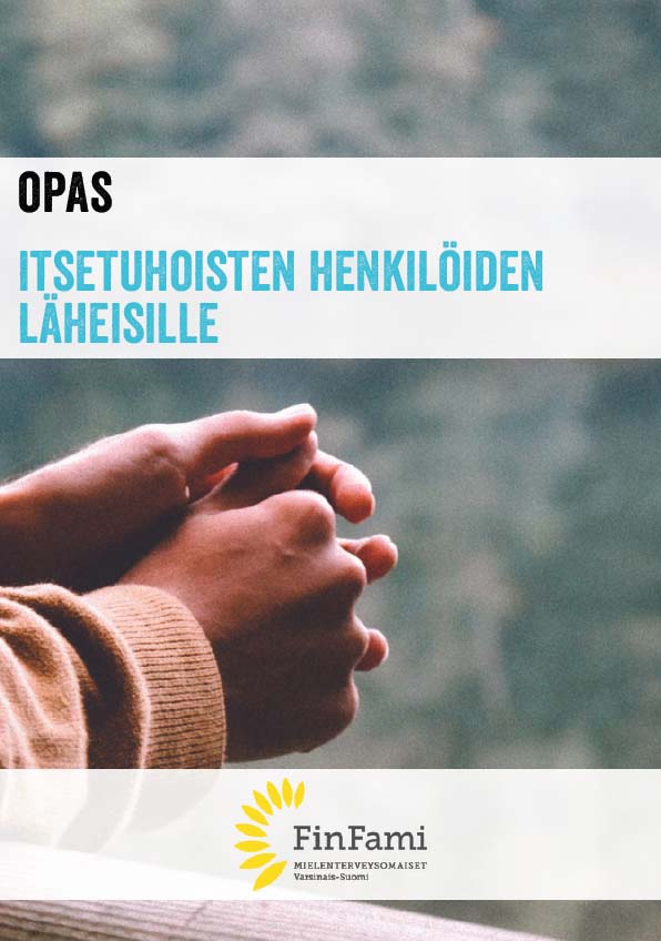 Oppaan kansikuva, jossa kädet